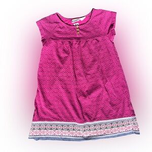 Roxy Girls Pink Geometric Dress